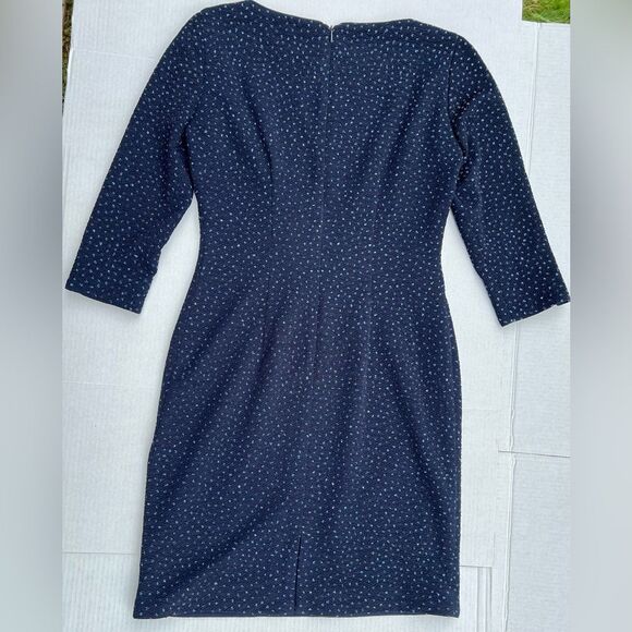 David Warren Blue Sparkle Night Out Dress 4 - Picture 5 of 7